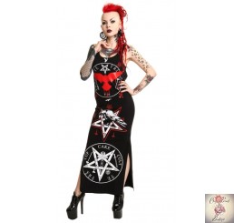 Black Crow Maxi dress by Cupcake Cult