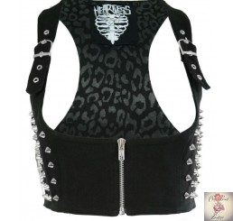 Devina studded Vest by Heartless