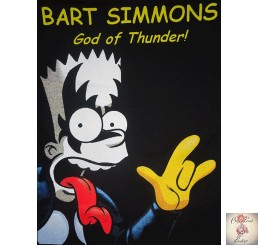 Boy's Bart Simpson / Gene Simmons KISS t-shirt
