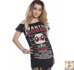 Killer Panda Cheater off-shoulder top 