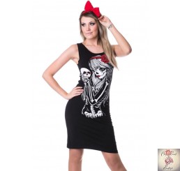 Vixxsin Crow Girl Slasher dress