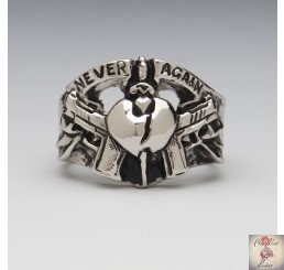 Rock Rebel "Never Again" chunky ring