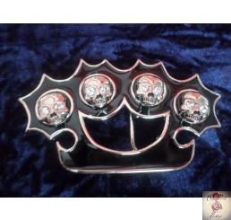 Rock Rebel Knuckleduster/Skull belt buckle