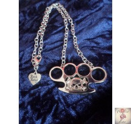 Rock Rebel knuckleduster necklace